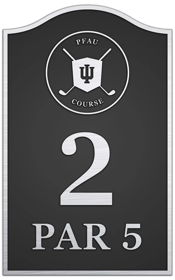 Course Renovation Plaque — custom bronze country club plaque