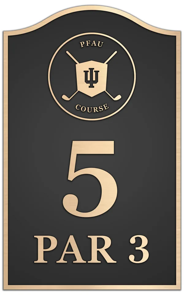Member Memorial Plaque — custom bronze country club plaque