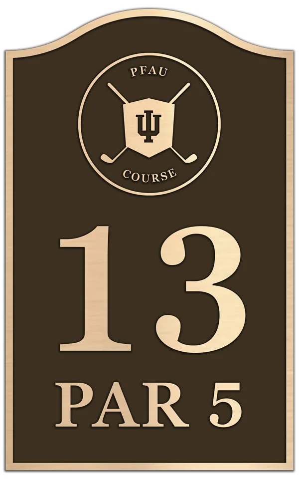 Club Anniversary Plaque — custom bronze country club plaque