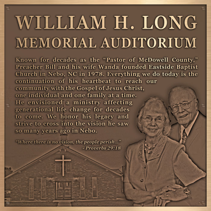 Church Dedication Plaques