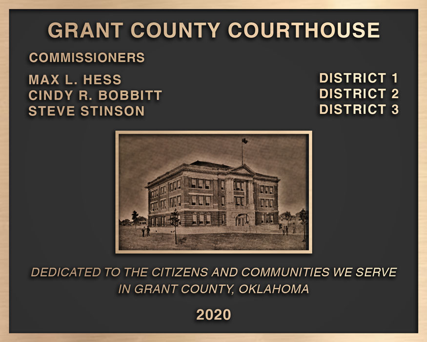 Courthouse Dedication Plaques