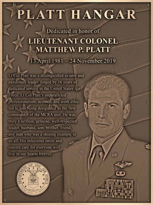 Military Dedication Plaques