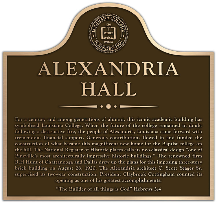 University Dedication Plaques