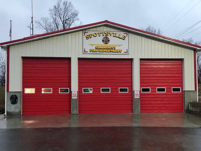 Firefighters Building Dedication Plaque