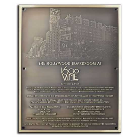 Public Safety Building Plaque