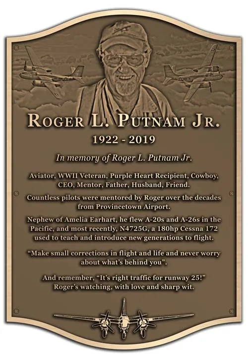 Pilot Memorial Plaque