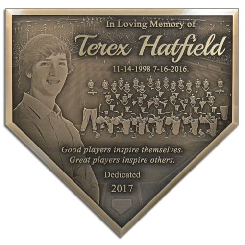 Baseball Field Dedication Plaque