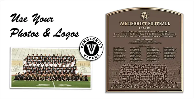 Create Football Plaques.