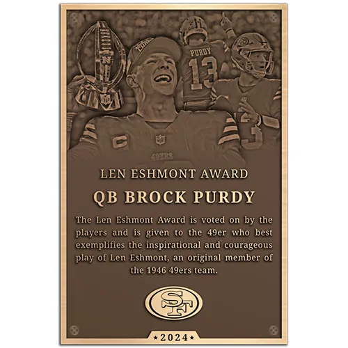 A bronze home plate memorial plaque
