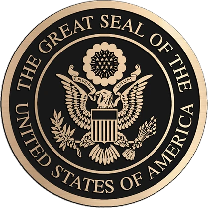 Bronze Great Seal of the U.S. seal plaque